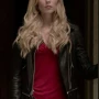 Elena Michaels Bitten Black Leather Jacket