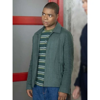 Elijah M. Cooper 9-1-1 S09 Grey Jacket