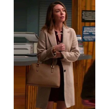 Ella Cannon Murder in a Small Town S02 Wool Coat