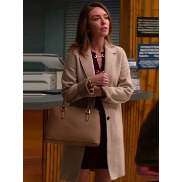 Ella Cannon Murder in a Small Town S02 Wool Coat