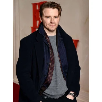 Ella McCay Premiere Night 2025 Jack Lowden Wool Coat