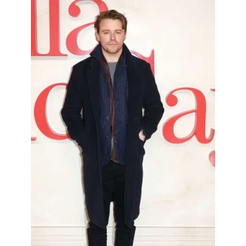 Ella McCay Premiere Night 2025 Jack Lowden Wool Coat