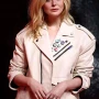 Elle Fanning Predator Badlands 2025 Leather Jacket