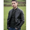 Ellis Brian Markey Black Leather Jacket
