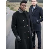 Ellis Sharon D. Clarke Black Wool Coat
