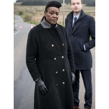 Ellis Sharon D. Clarke Black Wool Coat