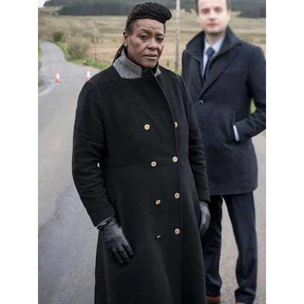 Ellis Sharon D. Clarke Black Wool Coat
