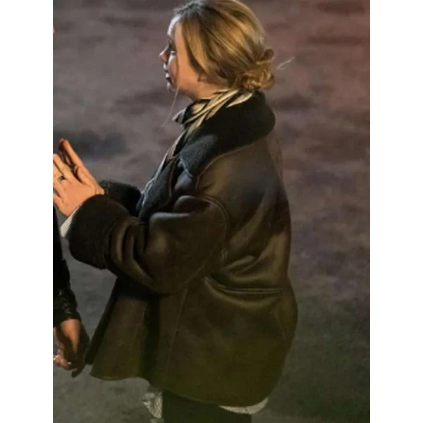 Ellis Tallulah Evans Shearling Leather Jacket Ellis Tallulah Evans Shearling Leather Jacket