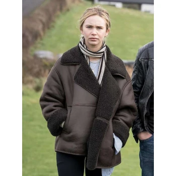 Ellis Tallulah Evans Shearling Leather Jacket