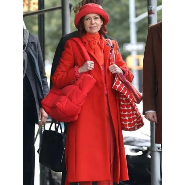 Elsbeth S03 Carrie Preston Red Wool Coat