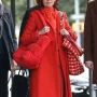 Elsbeth S03 Carrie Preston Red Wool Coat