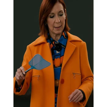 Elsbeth S03 Elsbeth Tascioni Orange Coat