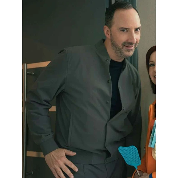 Elsbeth S03 Tony Hale Grey Jacket