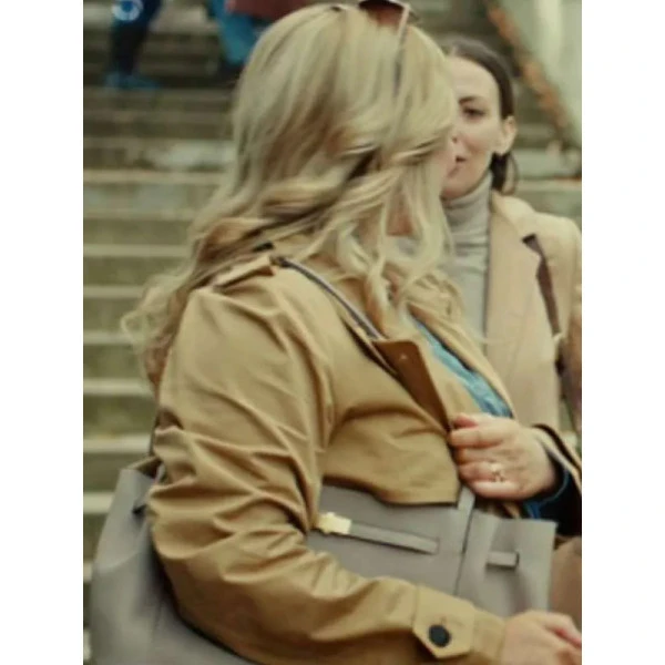 Emily Atack The Rumour Debbie Brown Wool Coat