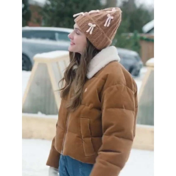 Emily Hall A Merry Little Ex-Mas Brown Corduroy Jacket