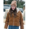 Emily Hall A Merry Little Ex-Mas Brown Corduroy Jacket