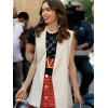 Emily in Paris Lily Collins White Vest