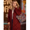 Emily Rose All Is Merry and Bright Maroon Coat