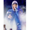 Eminem Lions Halftime Show Blue Bomber Jacket