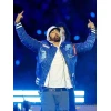 Eminem Lions Halftime Show Blue Bomber Jacket