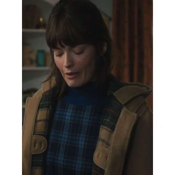 Emma Mackey Ella McCay Hooded Coat