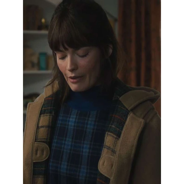 Emma Mackey Ella McCay Hooded Coat