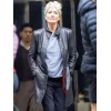 Emma Thompson Down Cemetery Road Black Leather Coat