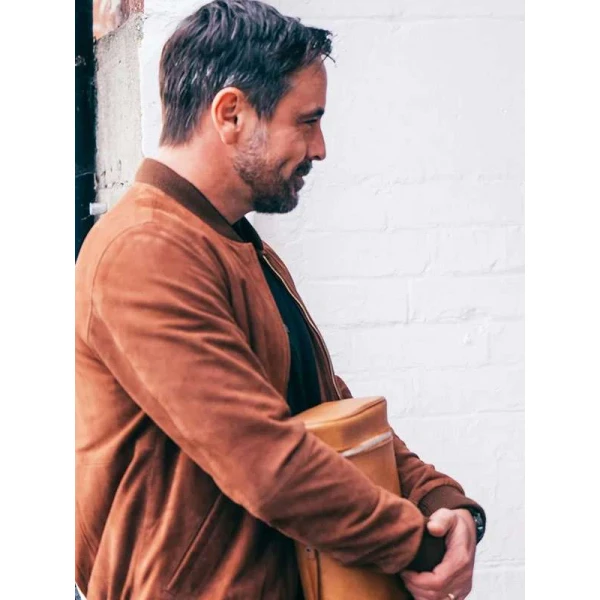 Emun Elliott The Guest S01 Brown Bomber Jacket