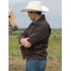 Eric Gustafsson Heartland Brown Cotton Jacket