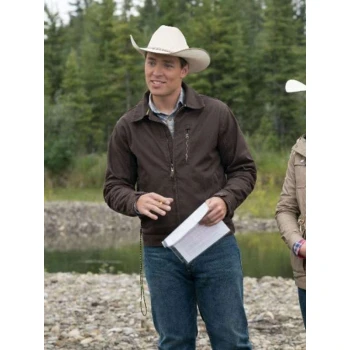 Eric Gustafsson Heartland Brown Cotton Jacket