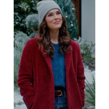 Erin Cahill Christmas at the Catnip Cafe Red Coat