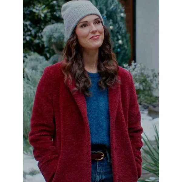 Erin Cahill Christmas at the Catnip Cafe Red Coat
