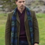 Ezra Moreland Finding Mr Christmas Green Wool Coat