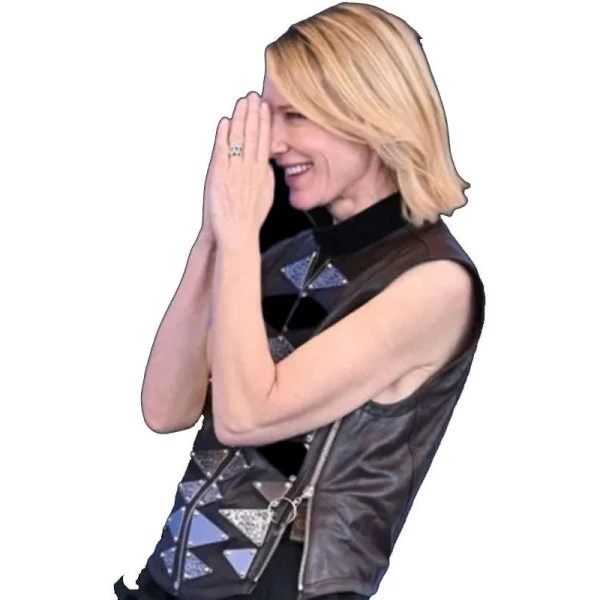 Father Mother Sister Brother Cate Blanchett Leather Vest