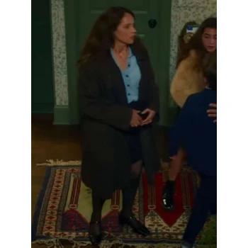 Felicity Jones Oh What Fun 2025 Trench Coat