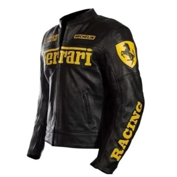 Ferrari Racing Leather Jacket