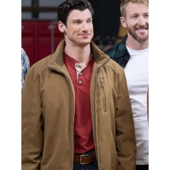 Finding Mr. Christmas Gage Robinson Brown Jacket
