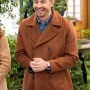 Finding Mr. Christmas Jonathan Bennett Brown Peacoat