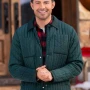 Finding Mr. Christmas Jonathan Bennett Qulited Jacket