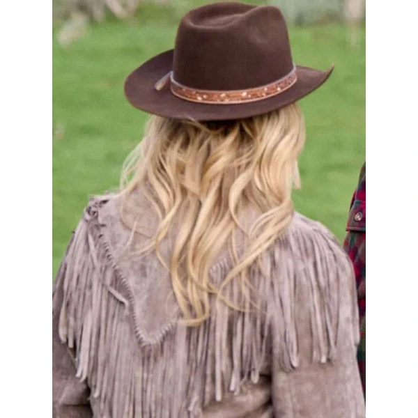 Finding Mr. Christmas S02 Alison Sweeney Fringe Jacket