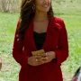 Finding Mr. Christmas S02 Heather Hemmens Red Blazer