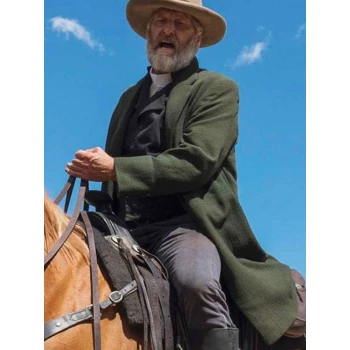 Frank Griffin Godless Green Wool Coat