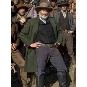 Frank Griffin Godless Green Wool Coat