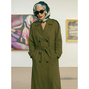 Frauds S01 Talisa Garcia Green Coat