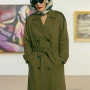 Frauds S01 Talisa Garcia Green Coat