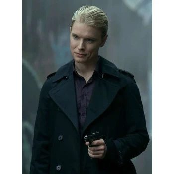 Freddie Fox The Sandman S02 Black Trench Coat