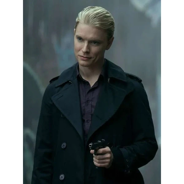 Freddie Fox The Sandman S02 Black Trench Coat