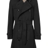 Freddie Fox The Sandman S02 Black Trench Coat Freddie Fox The Sandman S02 Black Trench Coat