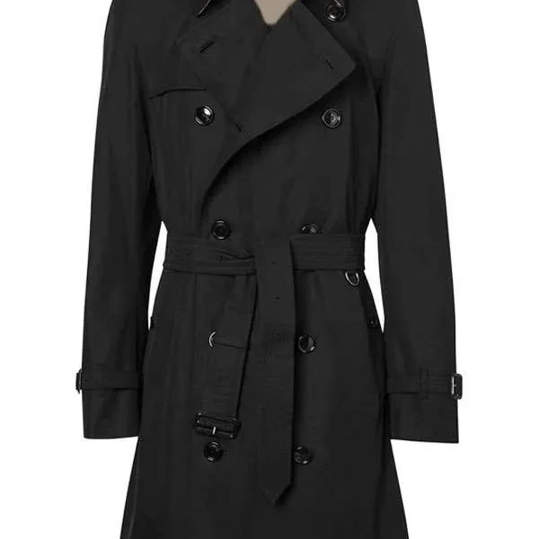 Freddie Fox The Sandman S02 Black Trench Coat Freddie Fox The Sandman S02 Black Trench Coat
