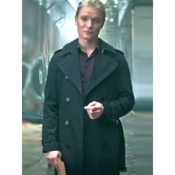 Freddie Fox The Sandman S02 Black Trench Coat